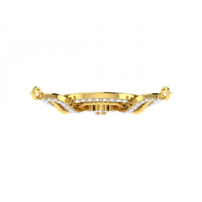 Jena Diamond Pendant with Gold Chain